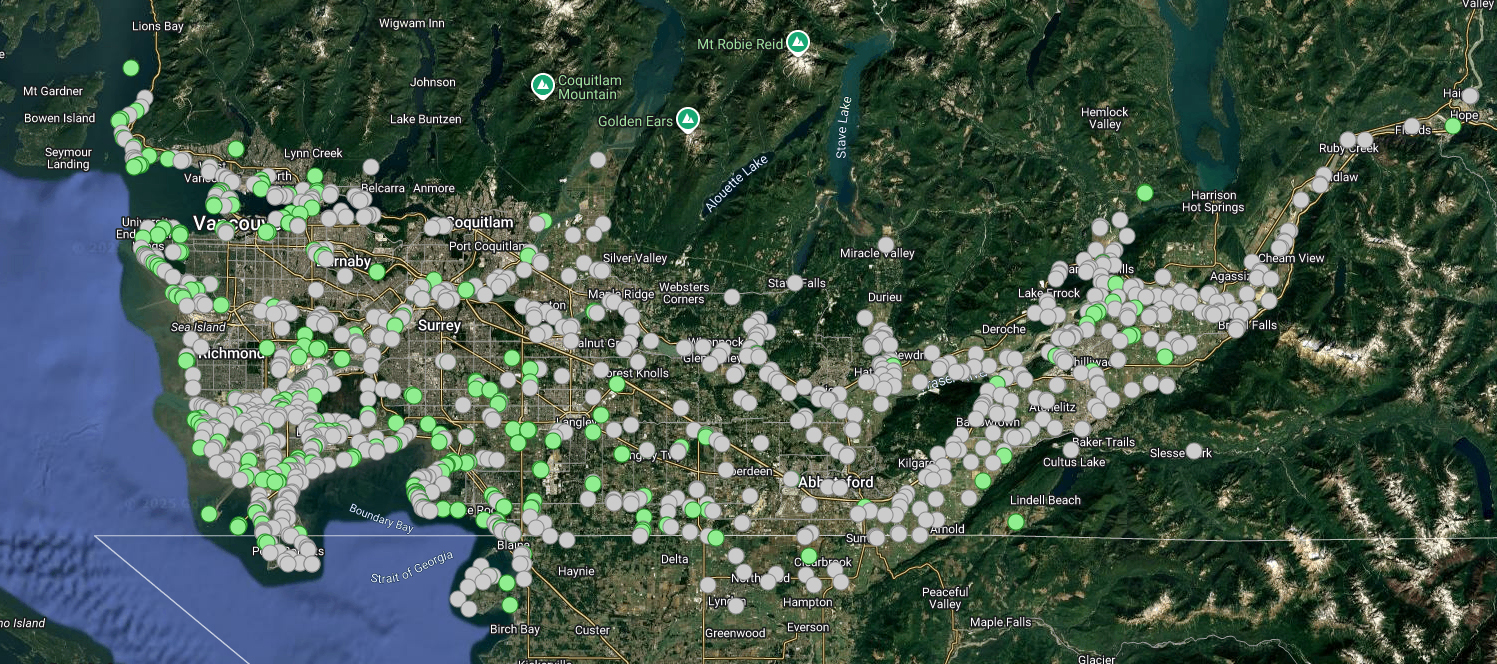 HWF Map overview